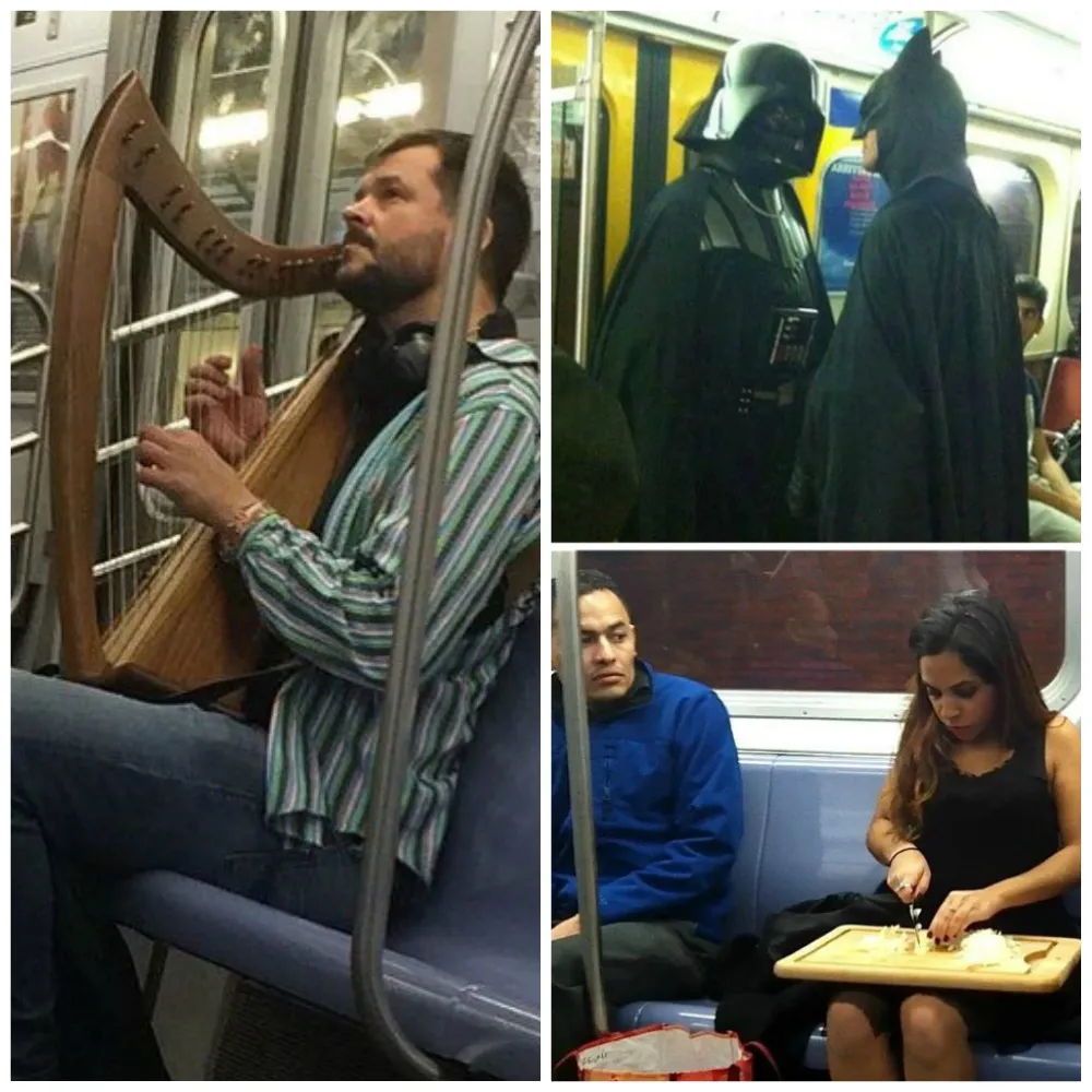 Funny Snippets from the Train and Subway